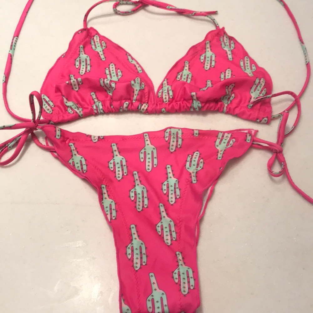 Pink Cactus Bikini